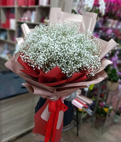 Букет цветов из: Гипсофила в Преображенской