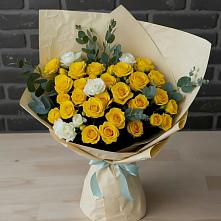 Букет цветов из:  Розы в Преображенской