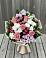 Букет цветов из: Альстромерии, Гвоздики, Розы и Хризантемы в Преображенской