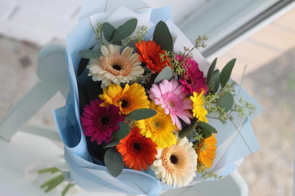 Букет цветов из: Герберы в Преображенской