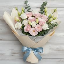 Букет цветов из:  Лизиантусы #REPLACE_PRED# Преображенской