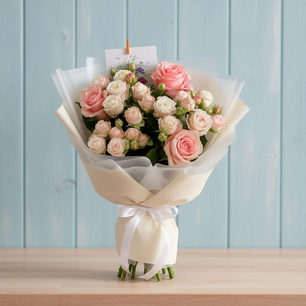 Букет цветов из: Розы в Преображенской