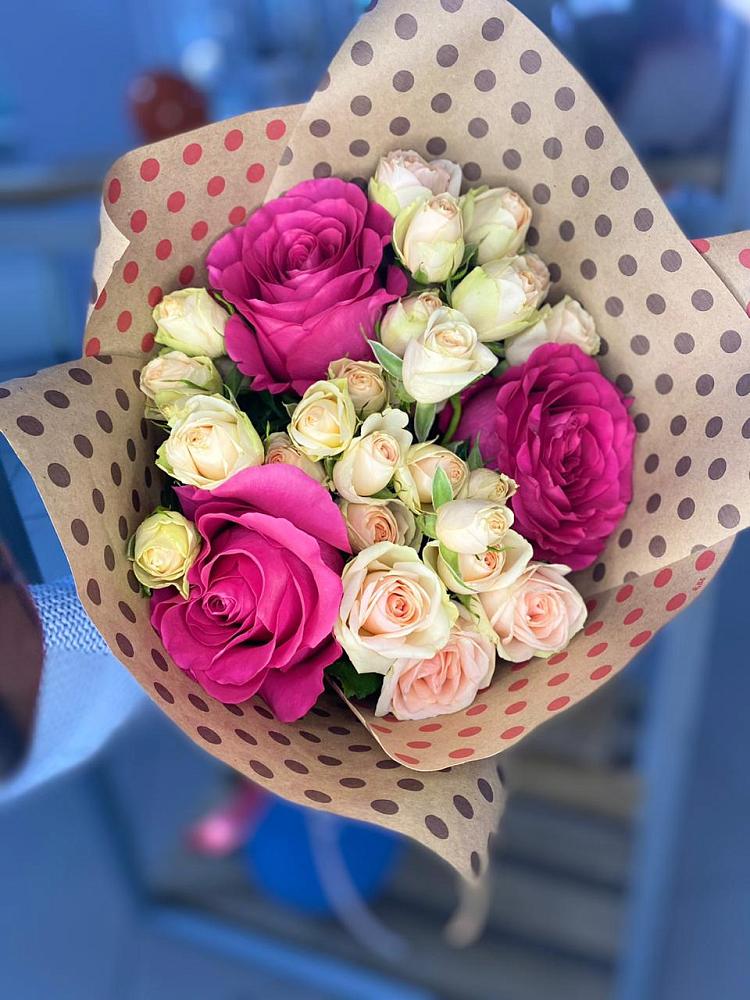 Букет цветов из: Розы в Преображенской