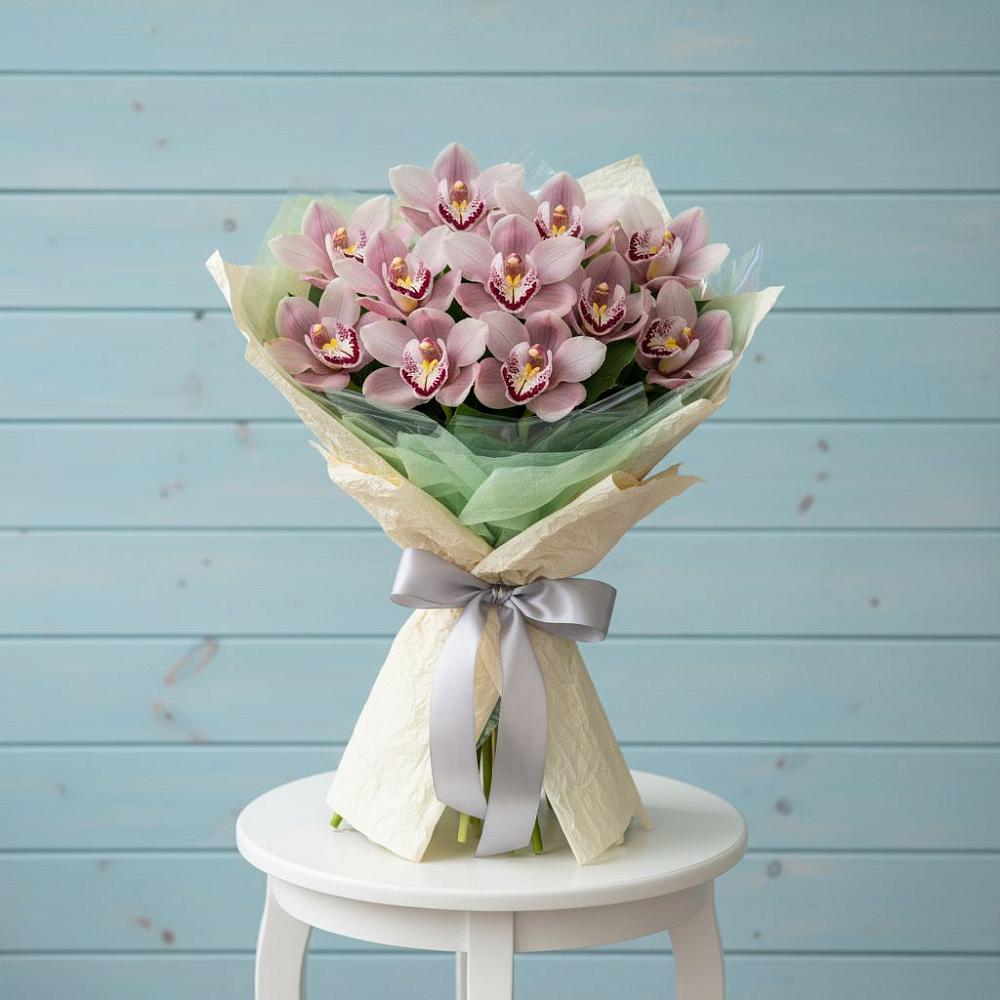 Букет цветов из: Орхидеи и Розы в Преображенской