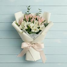 Букет цветов из:  Альстромерии в Преображенской