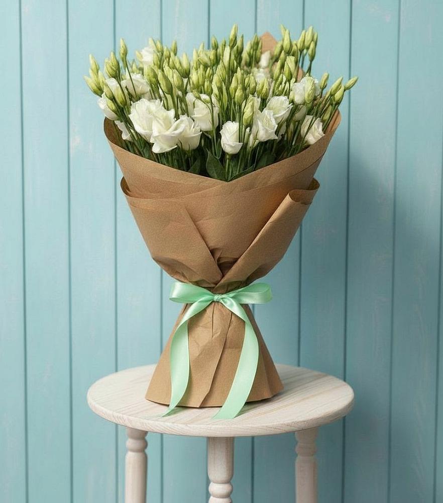 Букет цветов из: Лизиантусы в Преображенской