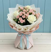 Букет цветов из:  Розы в Преображенской