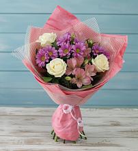 Букет цветов из:  Герберы #REPLACE_PRED# Преображенской