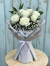 Букет цветов из:  Розы в Преображенской