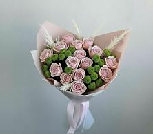 Букет цветов из:  Розы и Хризантемы в Преображенской