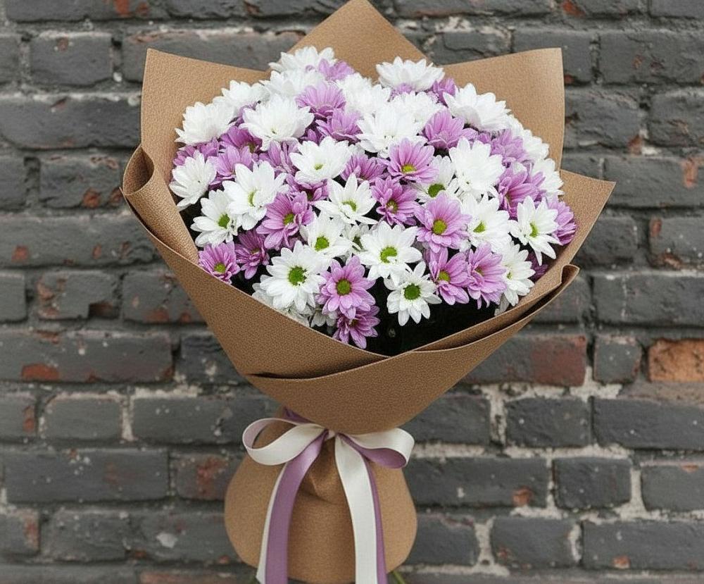 Букет цветов из: Хризантемы в Преображенской