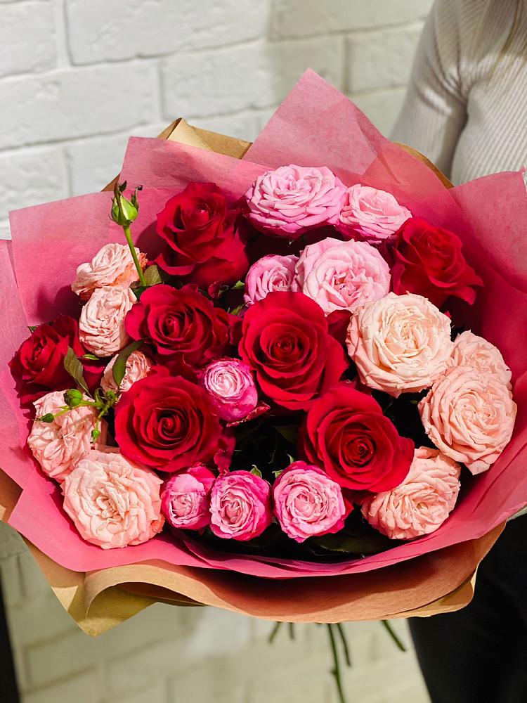 Букет цветов из: Розы в Преображенской