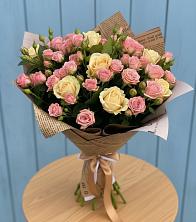 Букет цветов из:  Розы в Преображенской