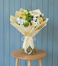 Букет цветов из:  Хризантемы и Розы #REPLACE_PRED# Преображенской