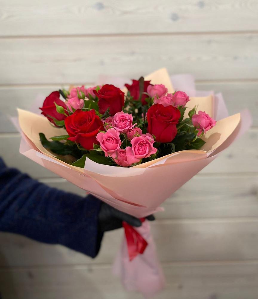 Букет цветов из: Розы в Преображенской