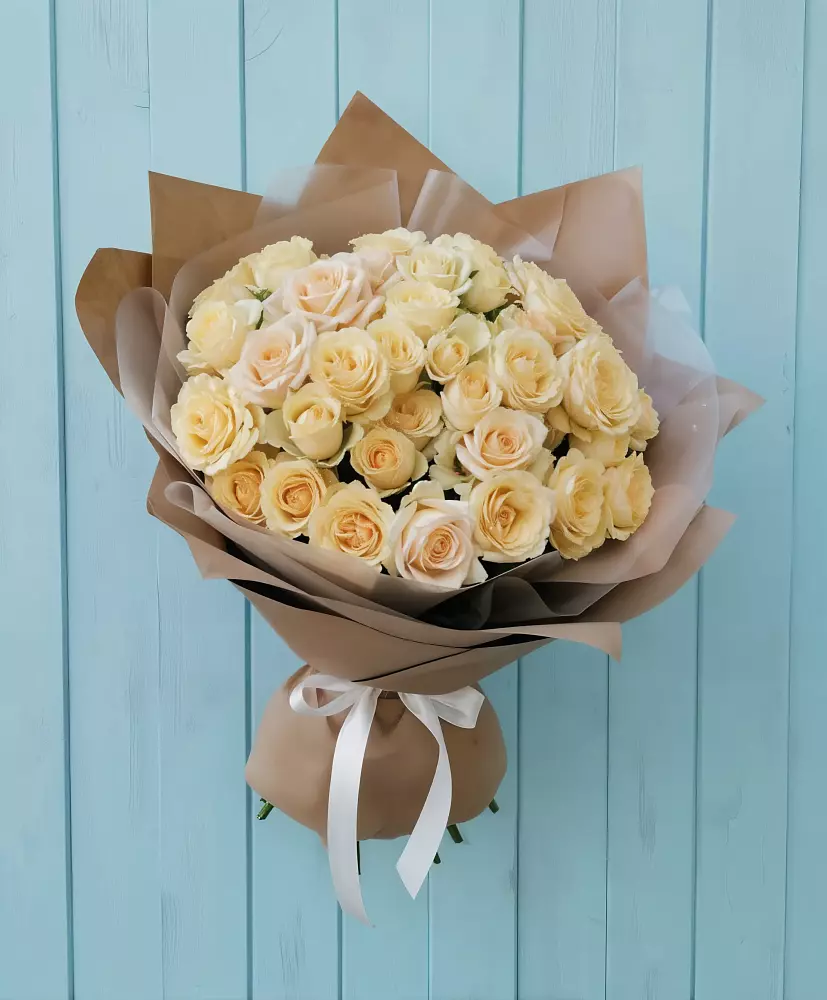 Букет Кремовое облако в Преображенской