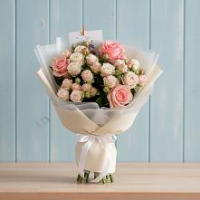 Букет цветов из:  Розы в Преображенской
