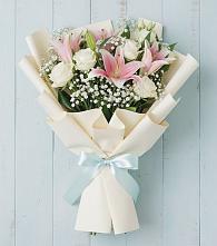 Букет цветов из:  Лилии в Преображенской
